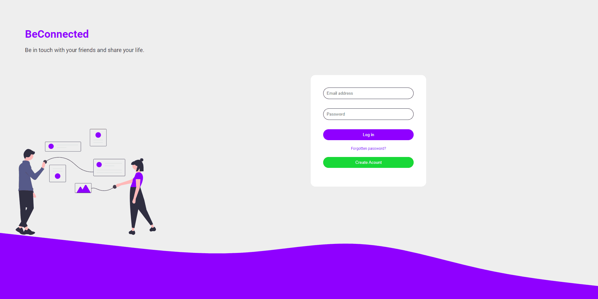 BeConnected  app screenshot